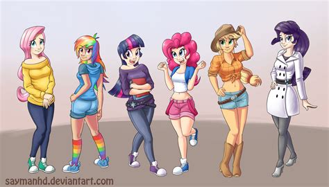 my little pony all characters|my little pony human characters.